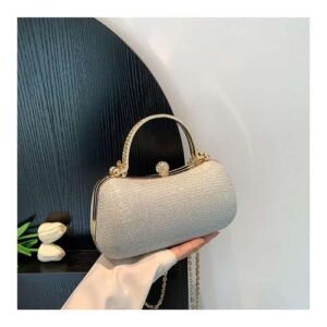 Ladies Luxury Sparkling Dinner Crossbody Bridal Clutch Purse
