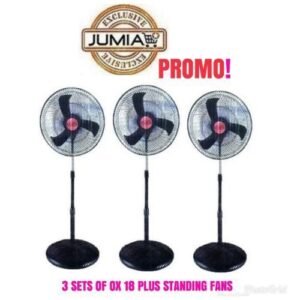 Ox 3 Sets Of 18? Standing Fan Ox Plus Fan - Promo