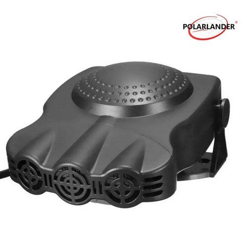 2 In 1 Car Fan Auto Car Heating Defroster with Swing-out Handle 12V 150W Cool Fan Windscreen Window Demisterr