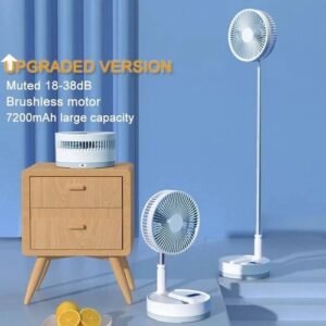 Portable Telescopic Rechargable 7200mah Foldable Fan