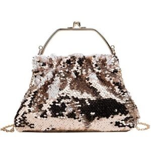 Sequins Small Bag Female New Chain Shoulder Bag Gold