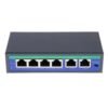 6 Port 10/100Mbps 4 POE Port& 2 Uplink Power Over Ethernet Switch