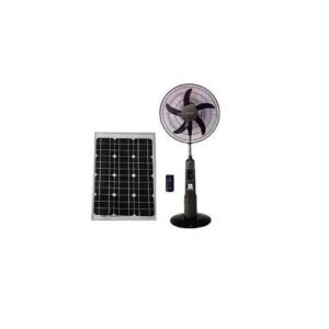 Qasa Quality 18inch Rechargeable Standing Fan+free Solar Panel
