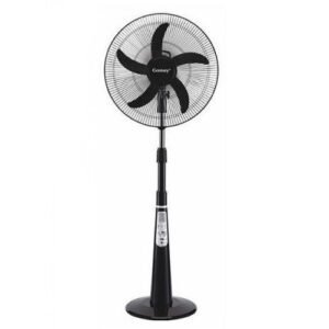 Century 16 Rechargeable Fan+Remote+LED Light -BLACK