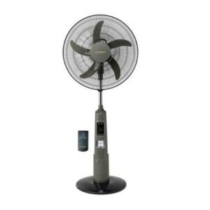 Qasa 18" Inch Rechargeable Fan With Remote,LED Light And USB Port