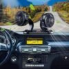 Summer USB Plug-in Car Car Home Double-headed Mini Fan-FP003-VP