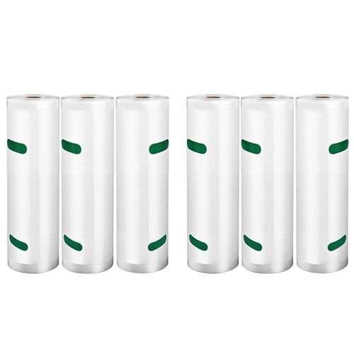 Vacuum Sealer Bags Rolls 6 PaFor Food Saver, Heavy Duty Vacuum Storage Bags For Sous Vide Cooking, Freezer