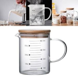 Borosilicate Measuring Jugs Freezer Scales Mug Clear For 350ml