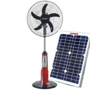 Century 130 18" CENTURY Rechargeable Standing Fan With Solar Panel.