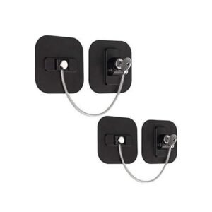 2 PCS Fridge Door Locks with Keys, Freezer Cabinet Locks