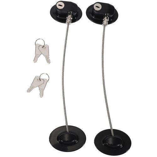 2 Pieces Refrigerator Door Lock Strong Adhesive Freezer Doo