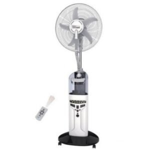18" Rechargeable Water Mist Fan With  LED Light