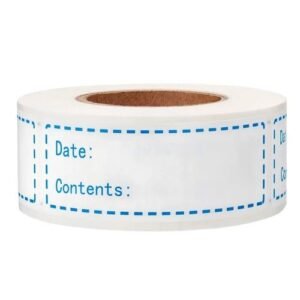 125pcs Removable Freezer Labels 1x3 Inch Food Stor