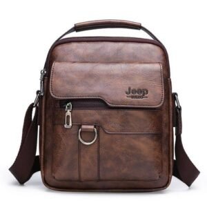 Jeep Buluo Coffee  Brown Cross Body Bag