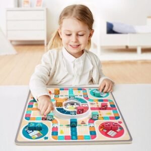 Flying Chess Board Game Early Education Toy Jump Checkers Parent-Child Toys Interesting Interactive Chess Party Game Gifts