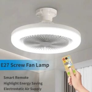 Ceiling Fan With LED Light And Remote Control - 2 In 1