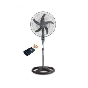Qasa 18 Inches AC/DC Standing Fan + Remote (Non Rechargeable)