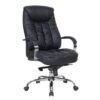 Padded Foam Leather Office Chair President (Z086X) Executive - Black