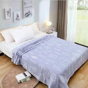 Bamboo Cotton Summer Quilt adult Bedding Blanket Bedspread 1*200 cm 2 Layers Muslin sleeping Gauze blanket for afternoon nap