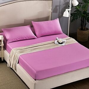 Spice Bedsheets Plain Bedsheet With Pillow Case(100% Pure American Cotton)
