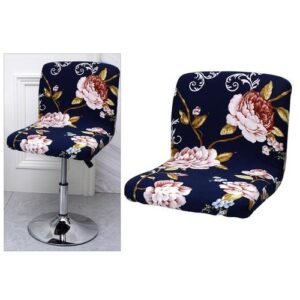 Bar Stool Chair Slipcover Soft Low Back Kitchen Resturant Hotel Chair Cover Furniture Protector Wedding Party
