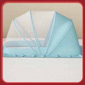 Baby Crib Netting Portable Folding Baby Bed Net Polyester Newborn Sleep Bed Travel Bed Netting Play Tent Baby Mosquito-net Foldable Infant Mosquito Net Insect Net