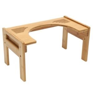 Thicken Bamboo Toilet Seat Foot Stool