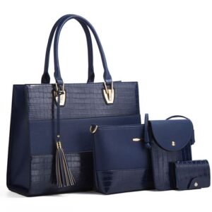 4 Set Classy Boss Lady Handbag - Blue