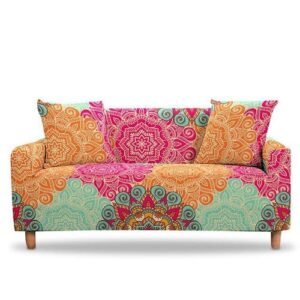 Sofa Cover For Living Room Elastic Sofa Cover Armchair Slipcovers 3 Seaters Stretch Sofa Bezug Covers 3d Mandala Sofa Slipcovers