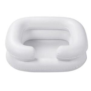 Portable Inflatable Shampoo Bowl Foldable In Bed Hair