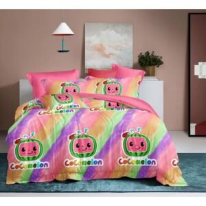 4 Piece Children Duvet Set (4 By 6) - Cocomelon