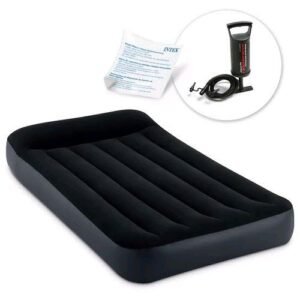 Intex Inflatable Single Pillow Rest Airbed With Pump
