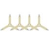 4 PCS Bed Sheet Fasteners Triple-Cornered Mattress Clips