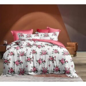 Quality Bedsheet With 4 Pillow Cases + Duvet cover