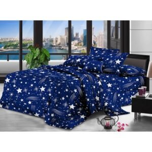 Bedsheet  Pillowcase & Duvet Blue Star