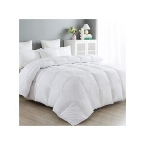 Quality White Duvet, Bedsheet With Pillowcases