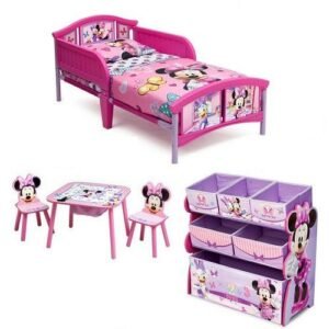 Disney Minnie Mouse Disney 3 Piece Toddler Bedroom Set