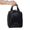 Washable Makeup Bag Metal Zipper Travel Makeup Bag Stylish for Women Black
