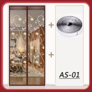 Anti Bug insect fly Mosquito Net Door Curtain Summer Magnetic Screen Door Net Mesh with Free Magic Stickers Mosquitera Puerta