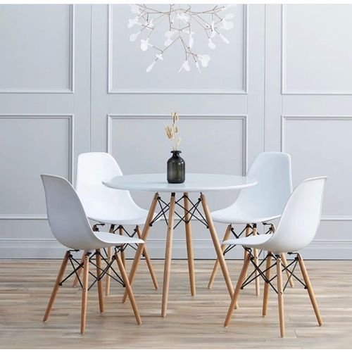 Luxury Mini Dining Table Round + Chairs Set