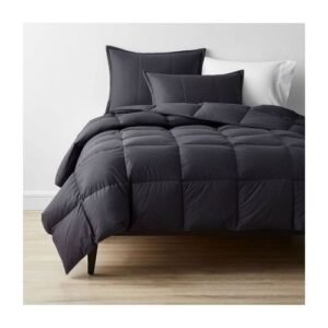 Plain Black Duvet Bedsheet And 4 Pillow Cases