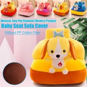 Baby Seat Sofa Cover Seat Cute Feeding Chair Without Cotton Filler Monkey