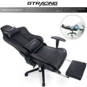 Reclining Gaming/Office Chair With Foot Rest
