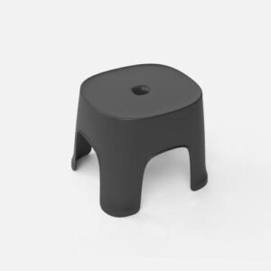 Household Bathroom Row Stools Plastic Stools Black Children