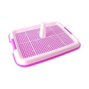 Indoor Dog Potty Training Toilet With Heightened Fence Detachable Easy To Clean Portable Pet Pee Litter Box Pet Supplies