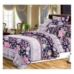 Bedsheethub Quality Bedsheet With 4pillow Cases- Multi Color