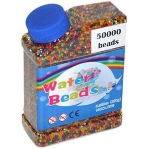 50000pcs Crystal Colored Soft Water Paintball Soil Water Beads Ball for Flower Weeding Mud Grow Magic Jelly Balls Water Gun Toy Home D?cor