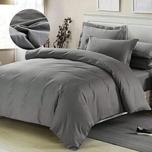Bed Spread  With Duvet And Pillow Cases - Gray