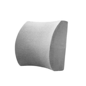 Lumbar Back Support Memory Foam Ergonomic Back Cushion For Light Grey