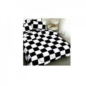 Bedsheet Set- Cube White /Black